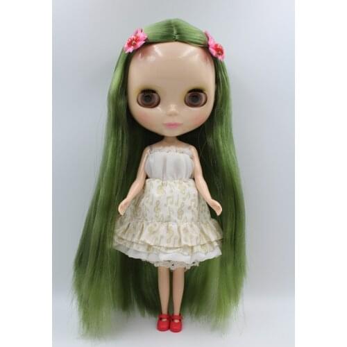 Free Shipping big discount RBL-290DIY Nude Blyth doll birthday gift for girl 4colour big eyes dolls with beautiful Hair cute toy