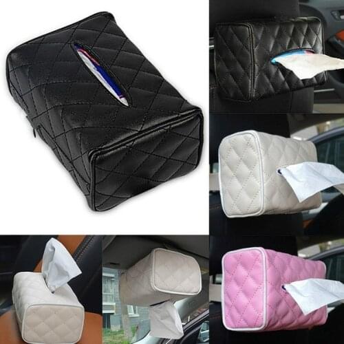 Car Tissue Box Sets Car Sun Visor Tissue Box Holder Auto Interior Storage Decoration Car Accessories Car Decor Car Tissue Holder