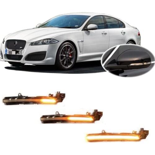 For Jaguar XF X250 X260 2008 - 2015 2016 2017 2018 2019 2020 Dynamic LED Blinker Indicator Mirror Turn Light Signal Repeater