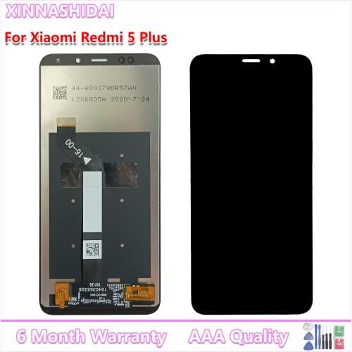 For Xiaomi Redmi 5 Plus Display Touch LCD Screen New FHD 5.99" Digitizer Assembly Replacement New For xiaomi LCD