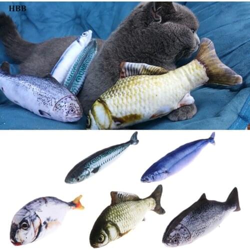 Kapmore Creative Fish Shape Pet Toy Fish Shape Bite Resistant Catnip Cat Toy Pet Chew Toy Pet Interaction Supplies