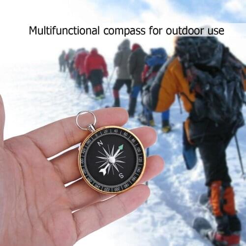 4cm Pocket Mini Hiking Camping Lightweight Aluminum Outdoor Emergency Compass Navigation Wild Outdoor Tool mulit Compass Tool