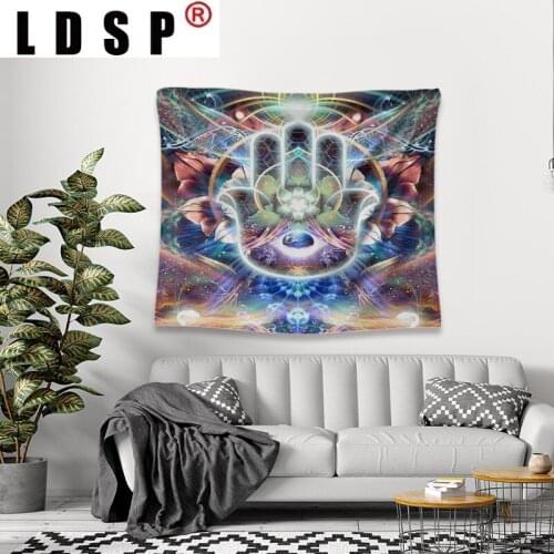 LDSP Psychedelic Abstract Tapestry Wall Hanging Carpet Beach Towel Background Cloth Blanket Mats Art Bedroom Dorm Home Decor