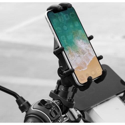 Multifunctional Electric Vehicle Mobile Phone Special Shockproof Bracket Aluminum Motorcycle Mobile Phone Navigation Bracket