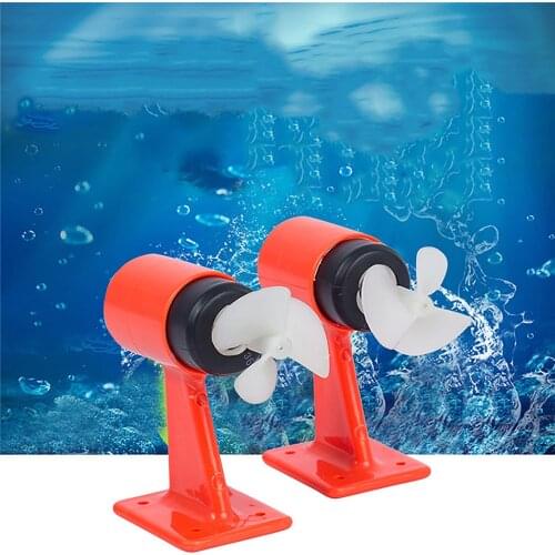 12V Jet Boat Underwater 3-blades Propeller Motor-Engine Thruster for DIY RC ROV Robot Bait Boat Nest Ship Submarine Accessories