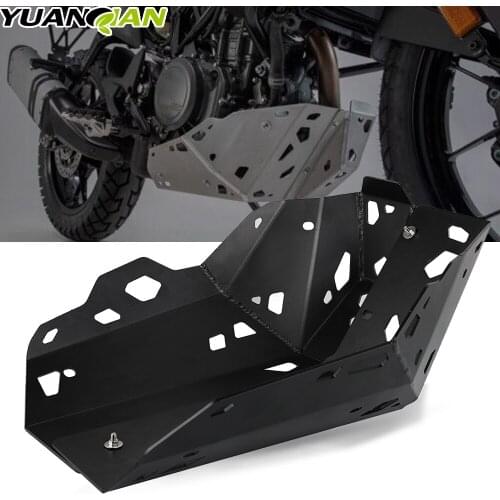 NEW Motorcycle Aluminium Bash Skid Plate Engine Frame Guard Protector FOR 390 ADVENTURE 390ADVENTURE 2019 2020 2021 Accessories