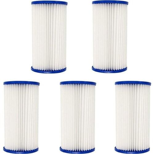 New 5Pcs/Set Swimming Pool Filter Pool Filter Pumps Cartridges Universal Replacements for Pool Cleaning
