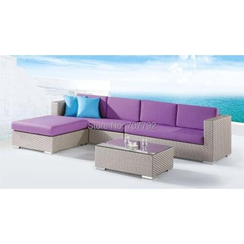 NEW!Colbana Patio outdoor furniture Sectional Rattan Sofa Set