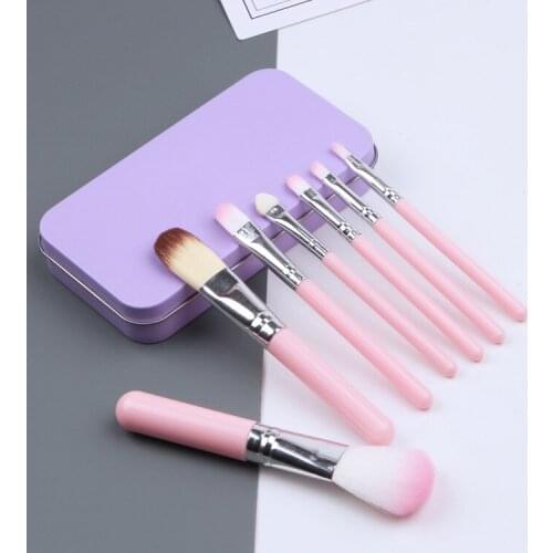 2019 Pincel De Maquiagem Pinceaux De Maquillage 7pcs /set Cosmetic Brush Sets With And Natural Brushes Makeup Eyelash Fashion