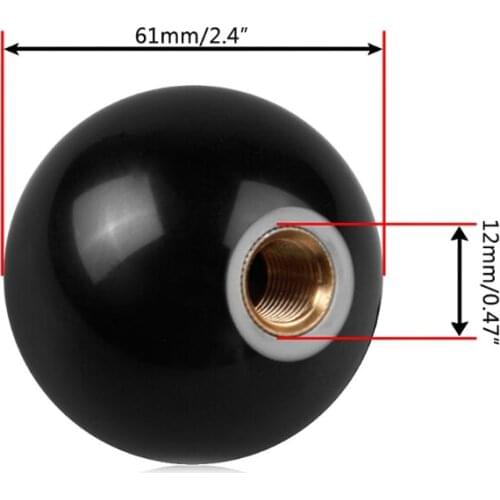 8 eight Pool Billiard Ball custom Gear Shifter Shift Knob Car Lever black N84F