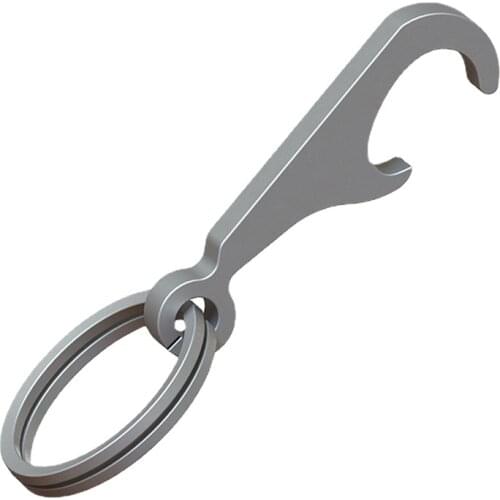 Creative Openers Key Chain Anchor Bottle Opener Titanium Alloy Corkscrew Gifts Portable Handle Beer Opener Accessories Dropship