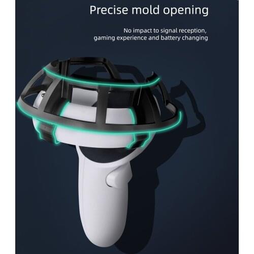 Protective Cages & Touch Controller Grip Cover For Oculus Quest/Rift S VR Glasses Premium Controller Skin Accessries Set
