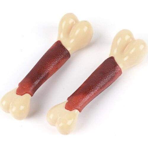 Indestructible Dog Chew Toys For Aggressive Chewers Real Beef Flavor Durable Dog Teething Chew Toys Bones For Large/Medium/Small