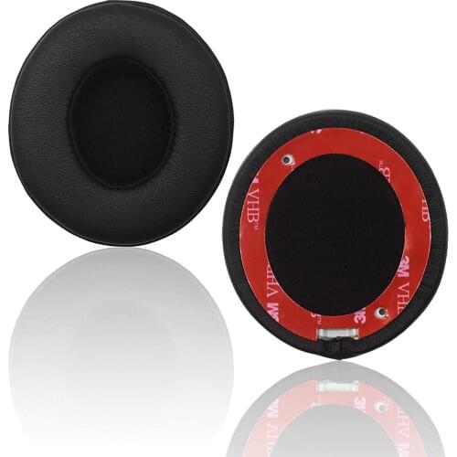 1 Pair Replacement Leather Ear Pads For Beats Solo 2 3 Wireless Bluetooth Headphone For Beats Solo 2 3 Headset sponge Case Cover