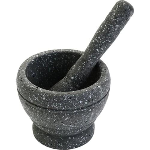 1pc Kitchen Mortar Pestle Kit Lightweight Manual Mash Garlic Herbs Spice Mixing Grinding Crusher Bowl Home DIY Gadget