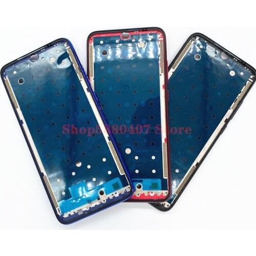 100% Original Middle Frame For Xiaomi Redmi Note 7 NT7 LCD screen front Frame with Power ON/OFF Volume Side buttons Replacement