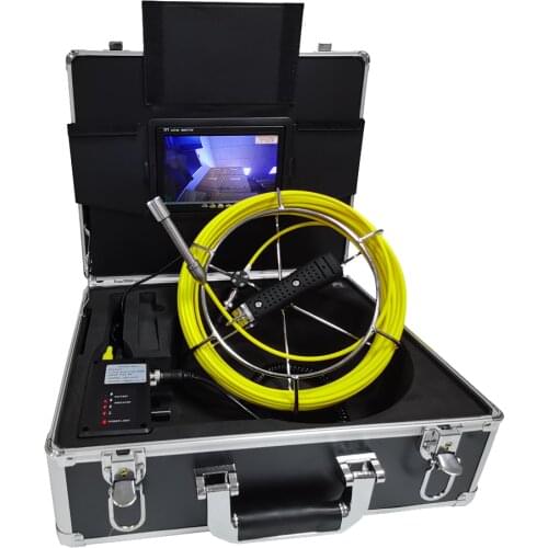17mm Industrial Endoscope Camera 720P HD 7inch LCD Screen Drain Sewer Duct Inspection CCTV IP68 Snake Camera WIth 6 LEDs