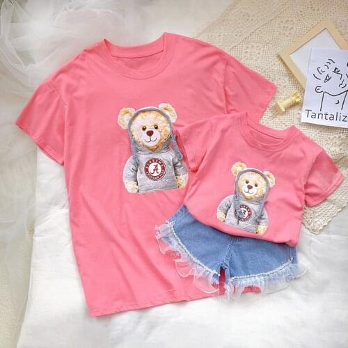 2021 Summer T-shirt Girls Short Sleeve Print Round Neck Baby Boy Solid Color Children Toddler Cute Costume 3-7 Years Old