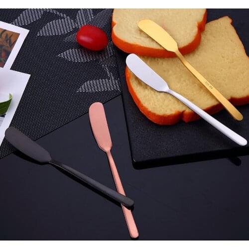 304 Household Stainless Steel Butter Knife Jam Butter Cream Cheese Spatula Western Tableware Tools Accessories