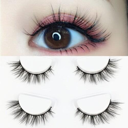 New 4 Pairs Natural False Eyelashes Fake Lashes Long Makeup 3D Mink Lashes Eyelash Extension Mink Eyelashes For Beauty