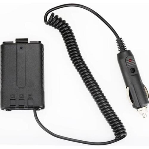 Baofeng UV-5R Battery Eliminator Car Charger UV 5R Portable Radio Car Charge UV-5RE UV-5RA Walkie Talkie Car Radio Adapter
