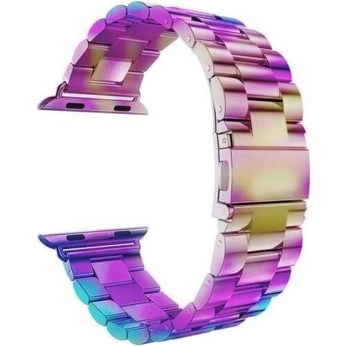 Stainless Steel wristband for Apple Watch 5 Band 38mm 42mm Women Men Strap for iWatch Bands 44mm 40mm cinturino orologio 4 3 2