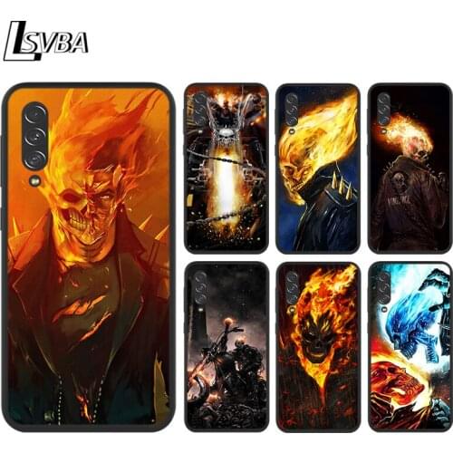 Cool Rider Ghost Motorcycle For Samsung Galaxy A90 A80 A70 A70S A60 A50 A40 A40S A30 A20 A2 Core A10 Phone Case
