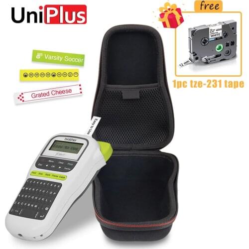 UniPlus Fit for Brother tze231 P-Touch H110 PT-H110 pth110 Label Maker Case Carrying Protective Box Portable Travel Business Bag