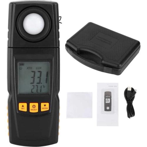 GM1020 Digital Light Meter 0.1Lx High Accuracy Luxmeter Photometer Illuminance Meter Portable Light Meter Handheld Photometer