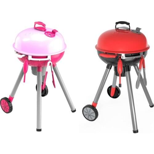 Childrens Simulation Kitchen Toys Set Lighting And Sound BBQ Variety Change Barbecue Cart Play House Toy Game House