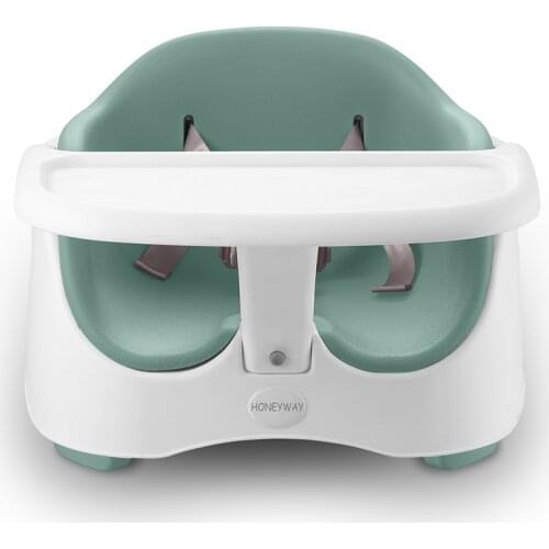 Purorigin Modern Dinning High Chairs Multifunctional Baby Kids Chair Booster with PU Cushion Feeding Baby Booster Chair