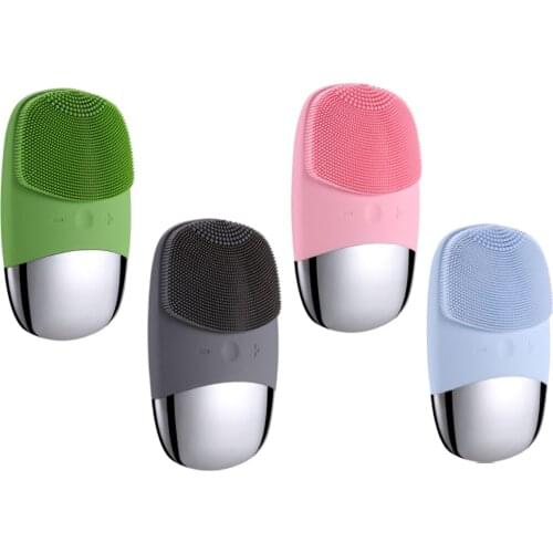 Newest Electric Facial Cleansing Brush Face Skin Care Tools Waterproof Silicone Sonic Face Cleaner Deep Pore Cleaning Massager