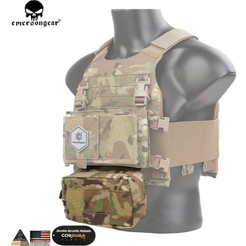 EMERSONGEAR Tactical Action Pouch Airsoft Hunting Vest Panel Molle Magazine Pouch Bag Purpose Pouch EM9060