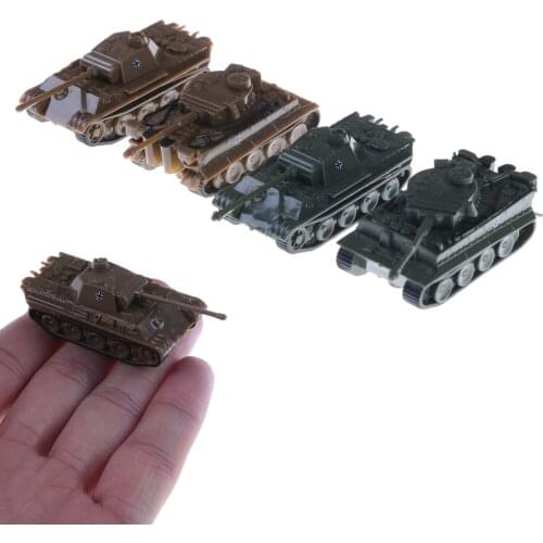 1Pcs 1:144 Scale Finished Model Toy 4D Sand Table Plastic Tiger Tanks World War II Germany Panther Tank