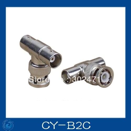 CCTV camera cable connector : BNC tee/T-head/2pcs cable connetor