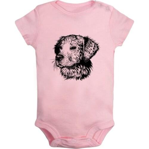Golden Retriever Dog You Are Amazing Go Haro or Go Home Newborn Baby Boys Girls Outfits Jumpsuit Print Infant Bodysuit Clothes