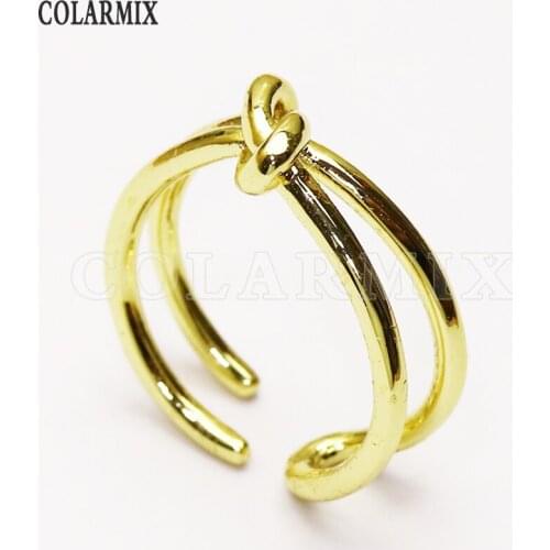 8 piece Metal rings Open Simple jewelry Rings jewelry rings Gold color rings Gift for women jewelry Gift 51326