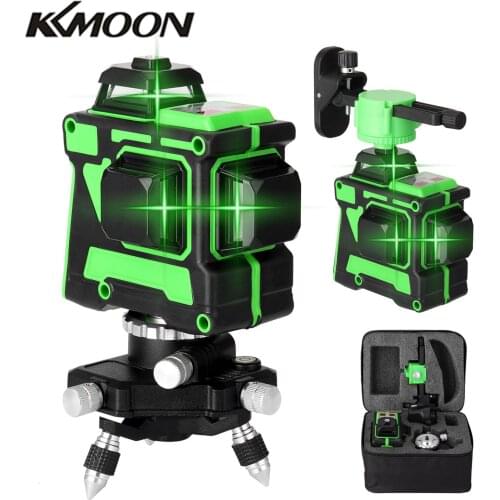 KKMOON Multifunctional Lines Laser 3D 12 Lines Laser Level Instrument Tool Vertical Horizontal Lines with Self-leveling Function