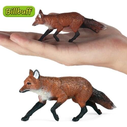 2021 Simulation ABS Solid Wild Animals Figures Lifelike PVC Wolf Action Model Collection Doll Educational Toys for Children Gift