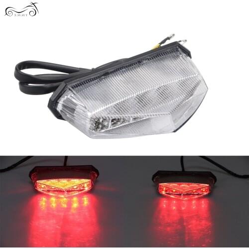 Motorcycle Running Lights LED Rear Tail Brake Light Red For Suzuki ATV DR LTZ LT King Quad Runner RM DS DRZ 400 650
