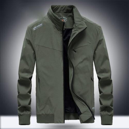 Spring Autumn Outwear Jacket Men Quick Drying Windbreaker Bomber Jackets Male Wear-Resistant Jaqueta masculina Plus Size M-4XL