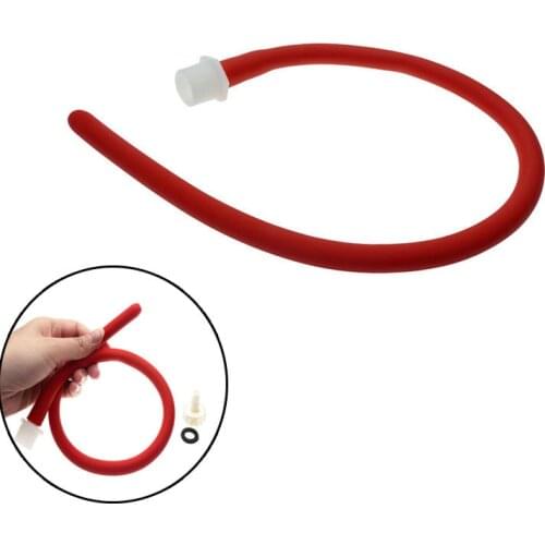 50cm Soft Silicone Anal Enema Tube Anal Cleaning Vaginal Cleaner Nozzle Tip Butt Plug Cleaner Enemator Adult Sex Toys For Couple