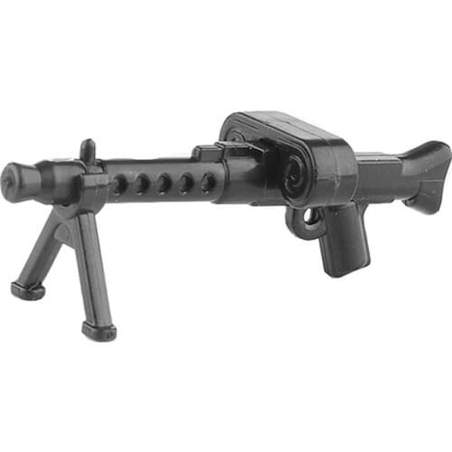 5 Pcs/Lot Military Series Weapons Guns Rifle Heave Machine Gun Submachine MOC Part Building Blocks Bricks Toys X402