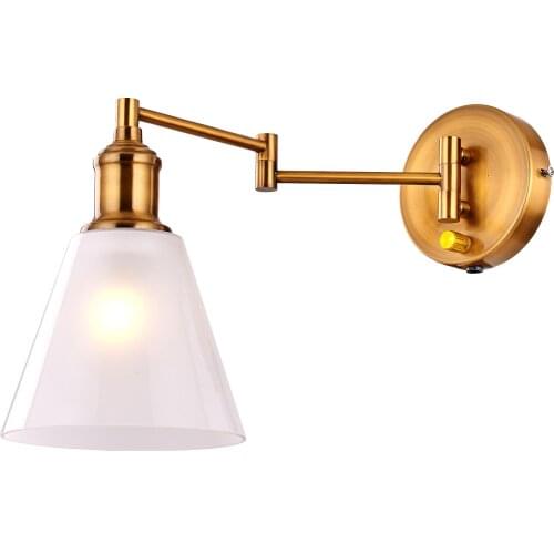 Nordic postmodern design sconces light Simple strip glass modern wall lamp Ins wind blue white gray glass wall lights for home