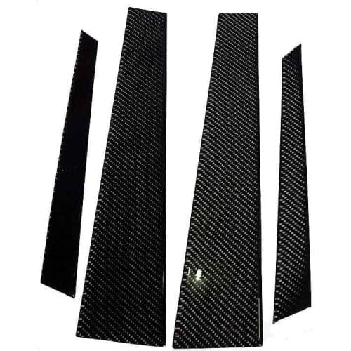 REAL CARBON FIBER DOOR PILLAR PANEL for AUDI A6 01-05 A082B