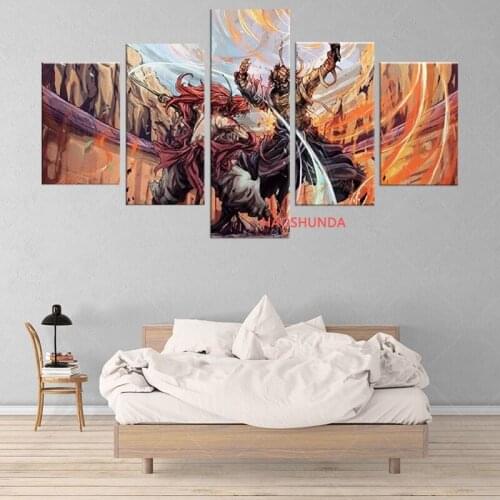 Anime Poster Rurouni Kenshin Canvas Art Poster and Wall Art Picture Print Modern Family Bedroom Decor Posters