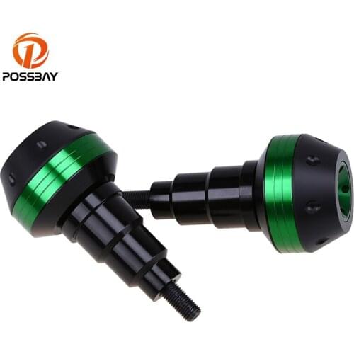 POSSBAY Motorcycle Green Anti Glue Crash Protection Frame Sliders Moto Anticaida Protezioni For CBR600RR 2003-2006 CBR600 F2/F3