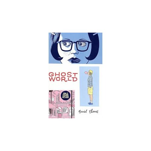 Ghost World Comic Book cover Locket Necklace Keyring silver & Bronze tone B0958