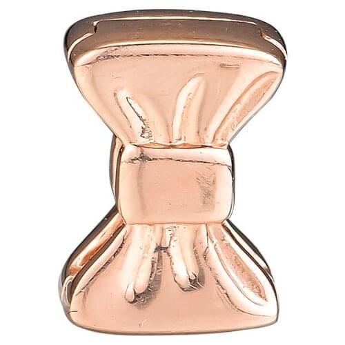 Reflexions Sweet Bow Clip Charm Fits Original charms sterling silver Bracelets For Woman DIY Beads For Jewelry Making