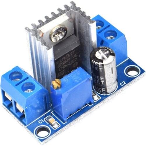 100PCS LM317 Adjustable Voltage Regulator Power Supply DC-DC Converter Buck Step Down Circuit Board Module Linear Regulator